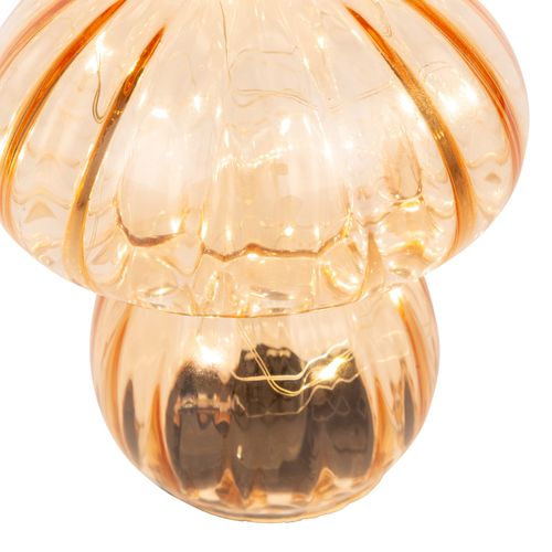 Champignon à poser Led H.13 cm AURELIA Jaune