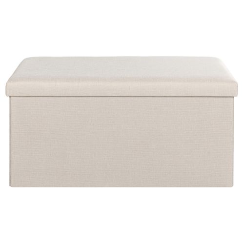 Banc pliable H. 38 cm PAULINE Ecru