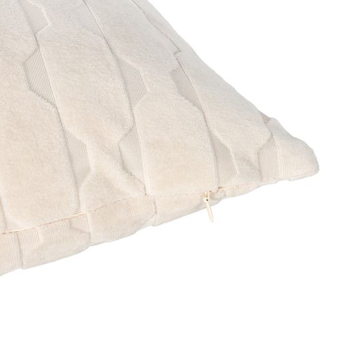 Housse de coussin 40x40 cm SARAH Beige