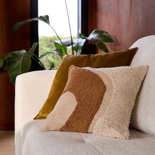 Coussin 45x45 cm WAVE Naturel