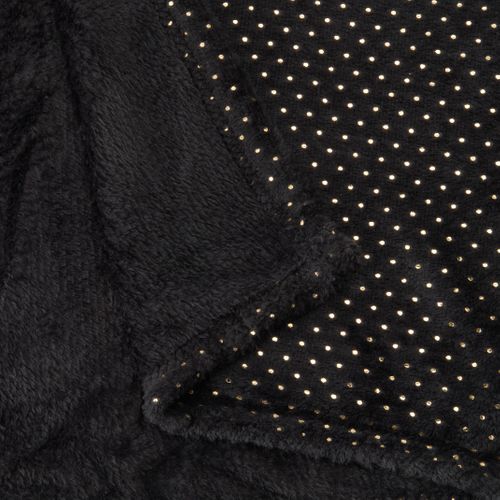 Plaid 130x160 cm ATHENA Noir