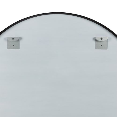 Miroir rond D. 110 cm CIRCLE Noir