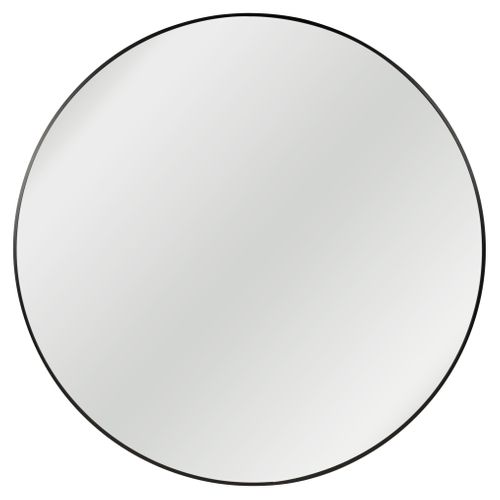 Miroir rond D. 110 cm CIRCLE Noir