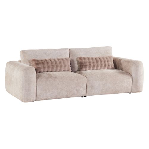 Canapé 3 places BELLO tissu grege