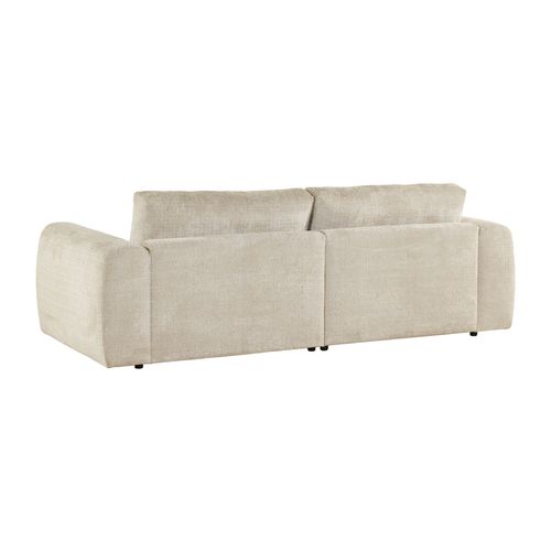 Canapé 3 places BELLO tissu beige
