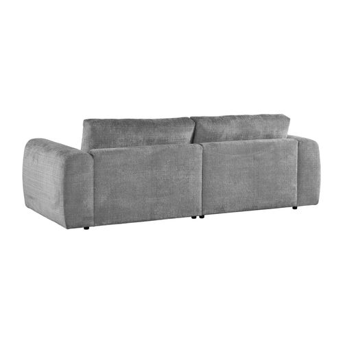 Canapé 3 places BELLO tissu gris