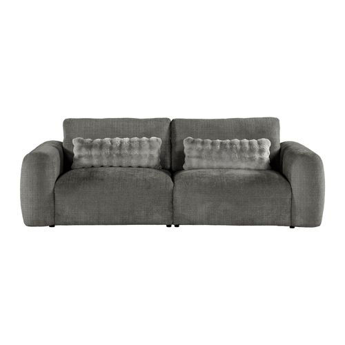 Canapé 3 places BELLO tissu anthracite