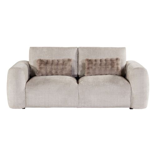 Canapé 2 places BELLO tissu grege