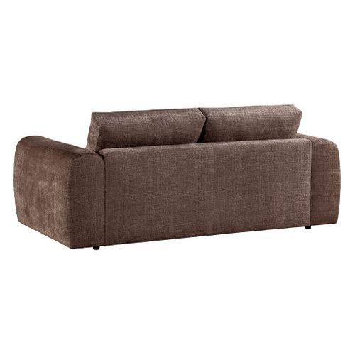 Canapé 2 places BELLO tissu taupe