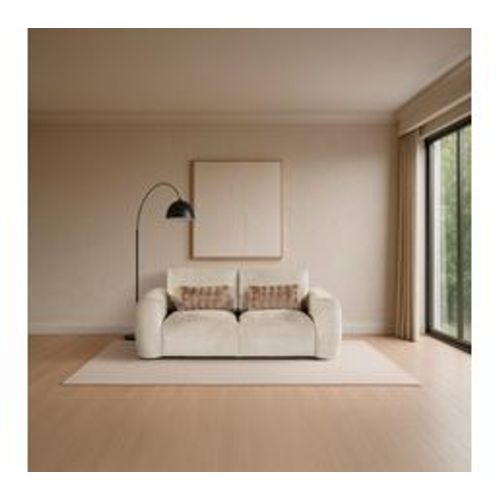 Canapé 2 places BELLO tissu beige