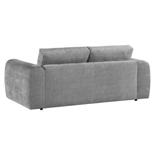 Canapé 2 places BELLO tissu gris