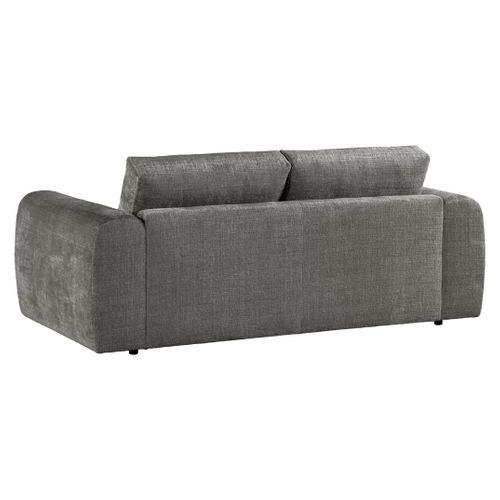 Canapé 2 places BELLO tissu anthracite