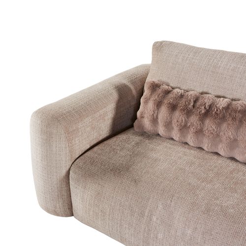 Fauteuil BELLO tissu grege