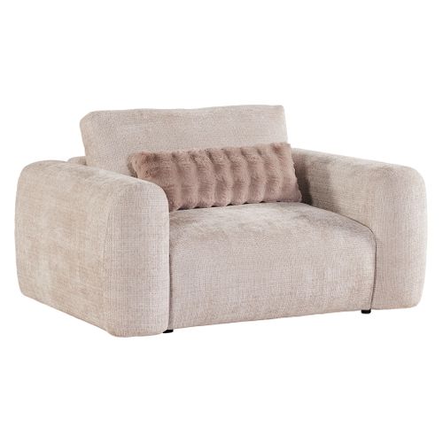 Fauteuil BELLO tissu grege