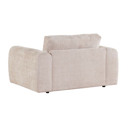 Fauteuil BELLO tissu grege