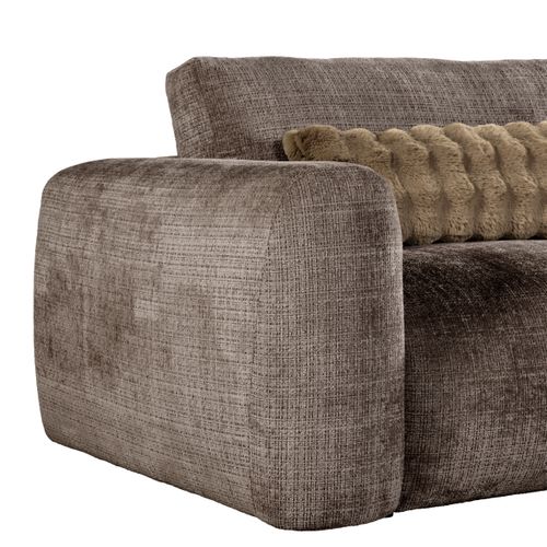 Fauteuil BELLO tissu taupe