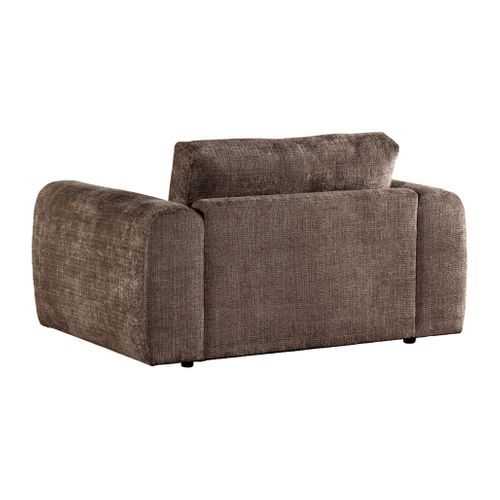 Fauteuil BELLO tissu taupe