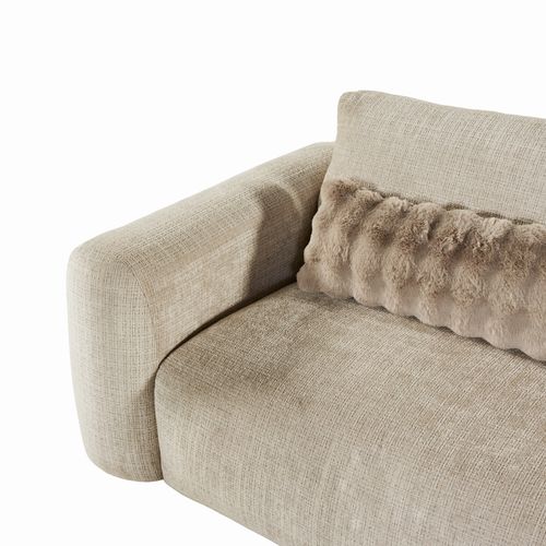 Fauteuil BELLO tissu beige