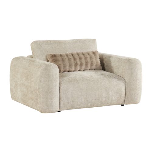 Fauteuil BELLO tissu beige