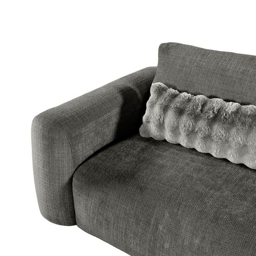 Fauteuil BELLO tissu anthracite