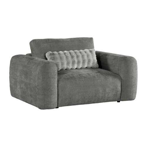 Fauteuil BELLO tissu anthracite
