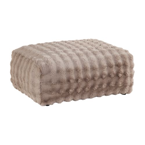 POUF BELLO tissu grege