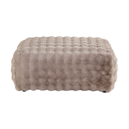 POUF BELLO tissu grege