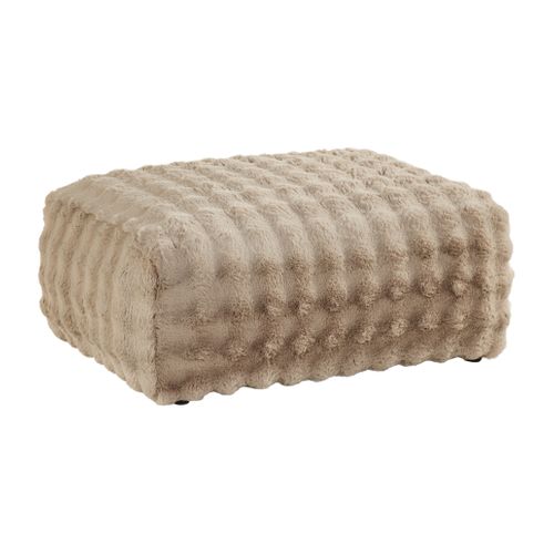POUF BELLO tissu beige