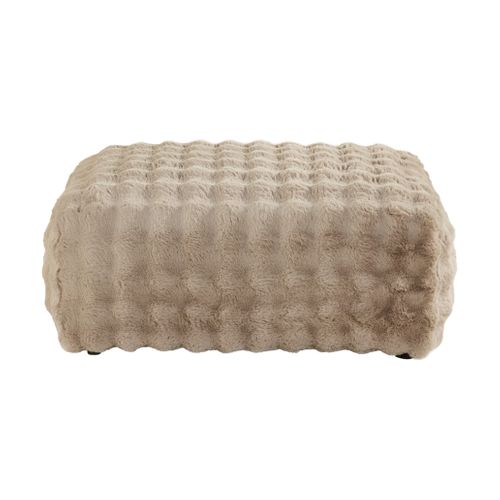 POUF BELLO tissu beige