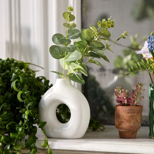 Eucalyptus en vase H. 30 cm HELENE Vert