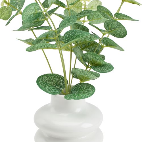 Eucalyptus en vase H. 32 cm HELENE Vert
