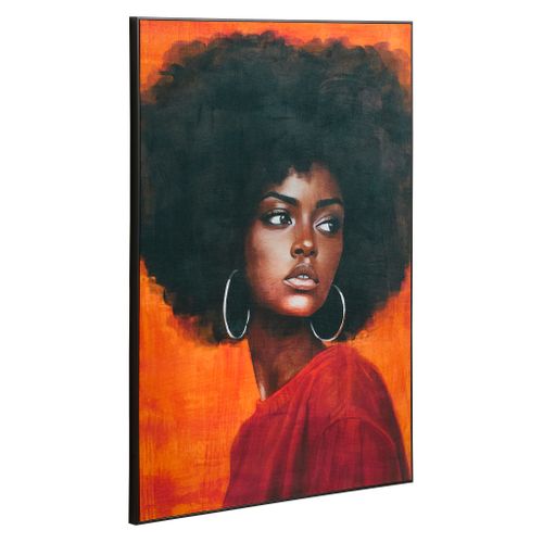 Tableau velours 48x68 cm NAOMIE Orange