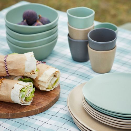 Assiette En Melamine Dia 27 Cm Vert