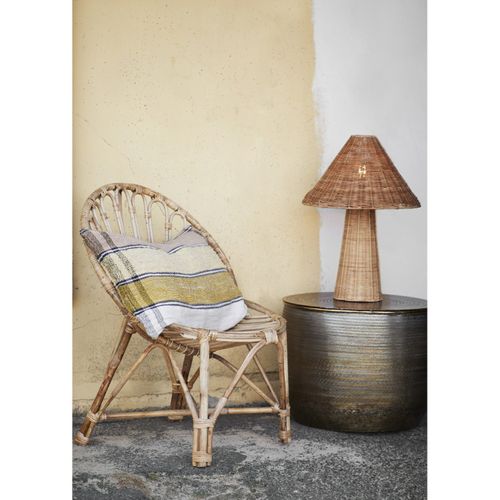 Lampe De Table En Rotin
