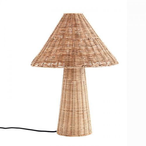 Lampe De Table En Rotin