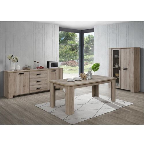 Bahut 3 Tiroirs 2 Portes Olivier