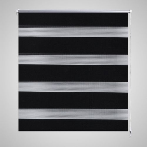 Store Enrouleur Noir Tamisant 140 X 175cm Fenêtre Rideau Pare-vue Volet Roulant 4102118