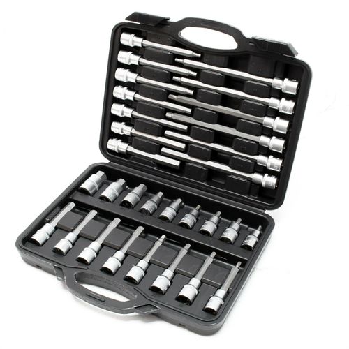 Jeu Clé Douille Clé Hexagonale Dents Multiples Clé Allen Acier Coffret Outils 16_0002