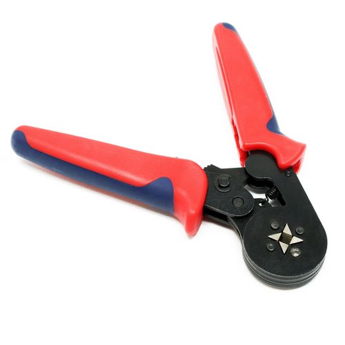 Pince Sertir Embouts 0,25-6mm² Câble Auto-ajustable Empreinte Carrée Cosse 16_0002726