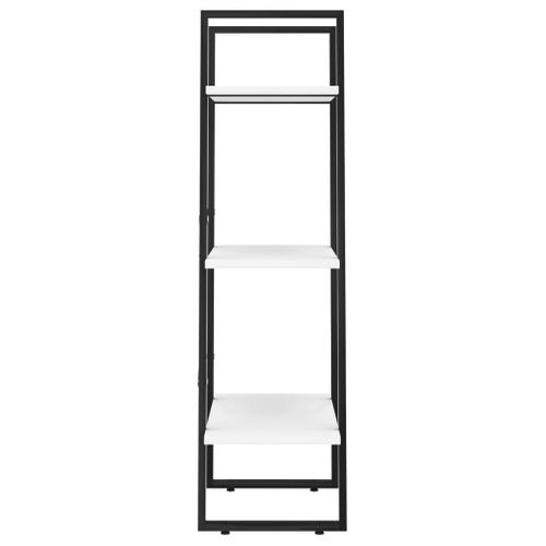 Étagère De Rangement 60 X 30 X 105 Cm Aggloméré Blanc 02_0000625