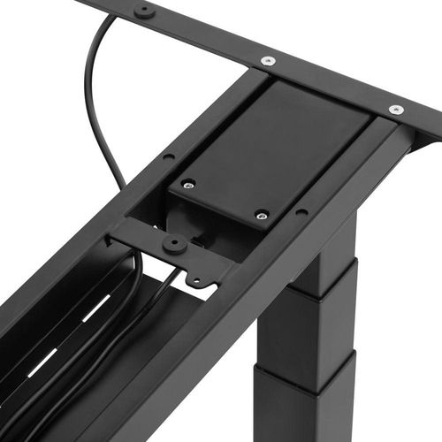 Bureau Assis Debout Meuble Acier (piètement) 3 Fonctions 2 Moteurs Noir 08_0000391