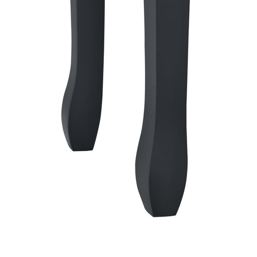 Table Console D Entrée Salon Avec 3 Tiroirs Mdf Pieds En Pin 100 Cm Noir 03_0004179/2