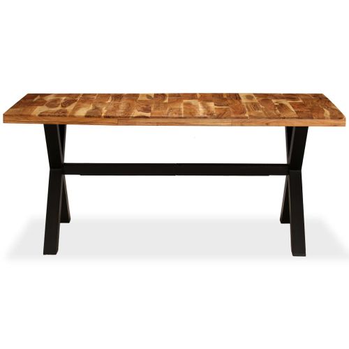 Table De Salle à Manger Design Bois D'acacia Et Manguier 180 Cm 0902309