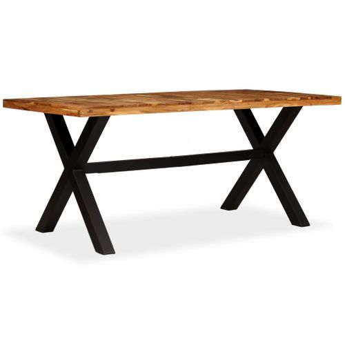 Table De Salle à Manger Design Bois D'acacia Et Manguier 180 Cm 0902309