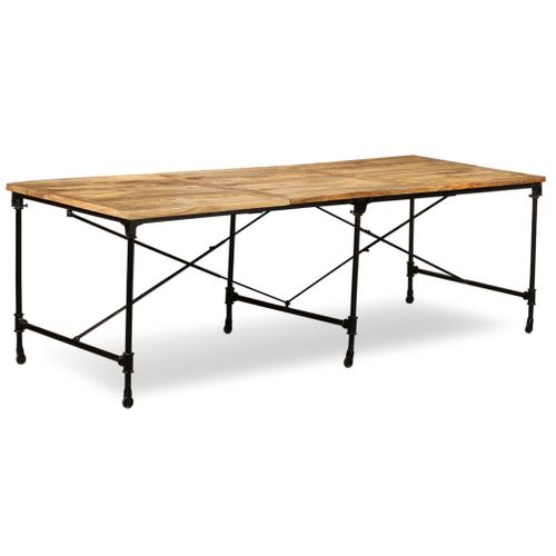 Table De Salle à Manger Design Bois De Manguier Massif 240 Cm 0902325