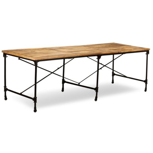 Table De Salle à Manger Design Bois De Manguier Massif 240 Cm 0902325