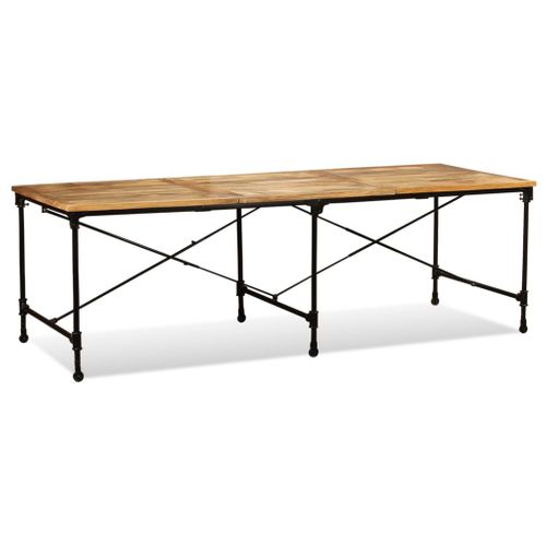 Table De Salle à Manger Design Bois De Manguier Massif 240 Cm 0902325