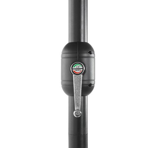 Parasol Double 460 X 270 Cm Ombrelle Extra Large Pour Terrasse Protection Upf 50+ Avec Manivelle