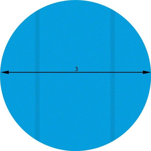 Bâche De Piscine Ronde D. 300 Cm Bleu 3408097