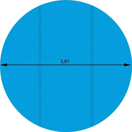 Bâche De Piscine Ronde D. 381 Cm Bleu 3408099